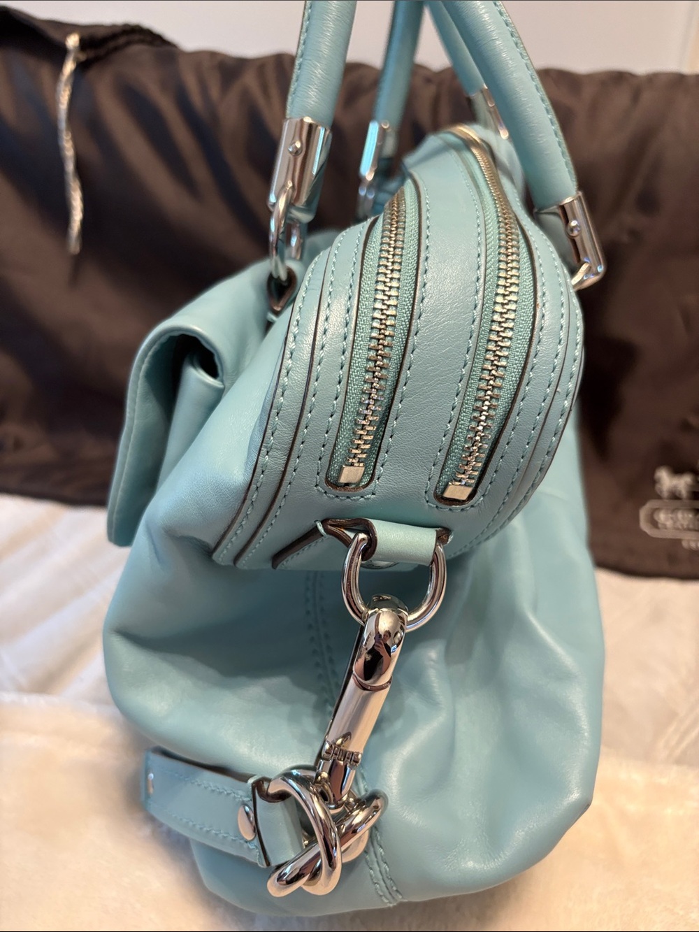 Vintage Y2K Large Coach Shoulder Bag - Picture 2 of 4